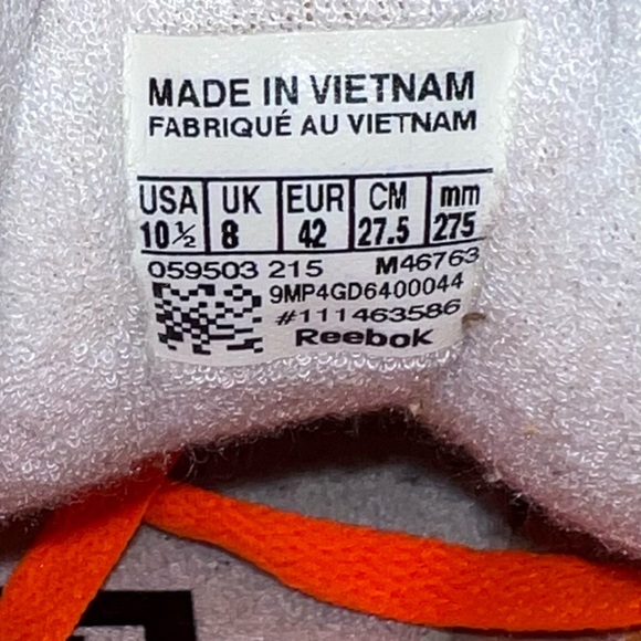 Reebok Ventilator Kendrick Lamar Day Glo in Solar Orange - Picture 11 of 11